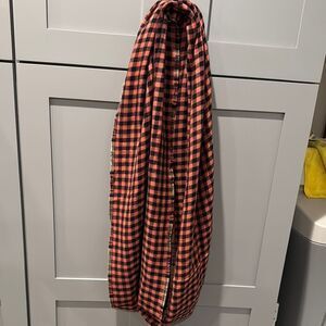 Red and Black Checkered scarf 🧣